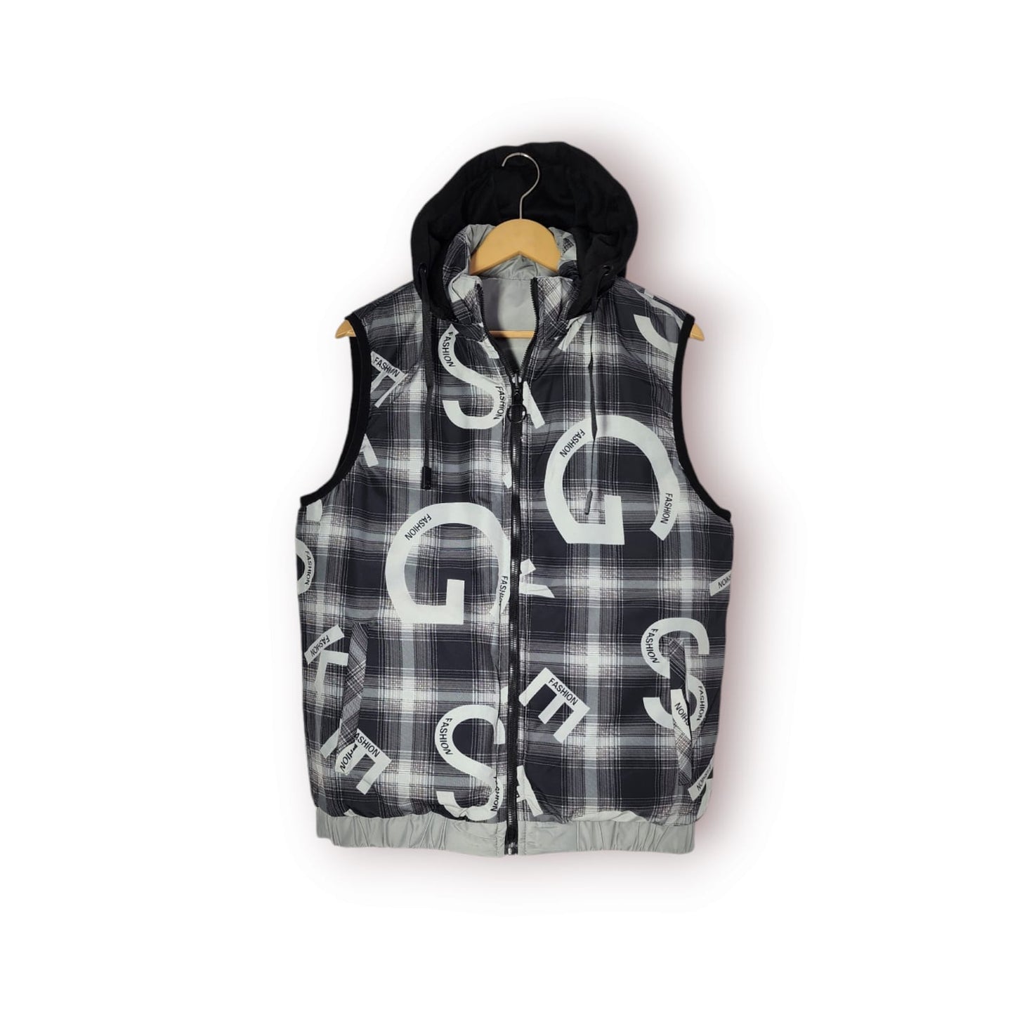 Imported Sleeveless Puffer Jacket Reversible