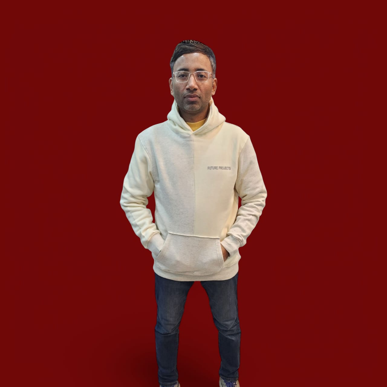 Cotton Fleece Hoodie For Men