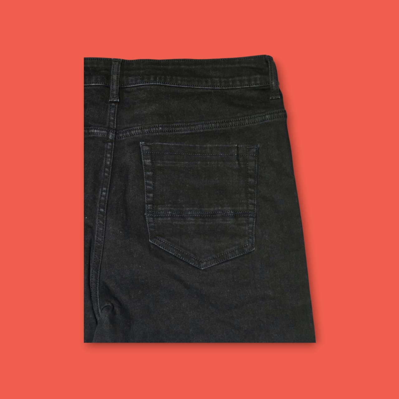 Denim Shorts Jet Black 34