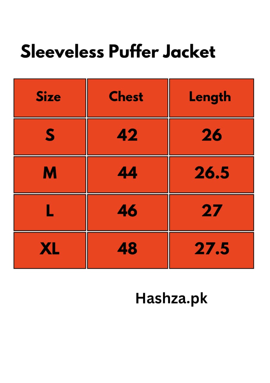 Sleeveless Puffer Jacket For Men