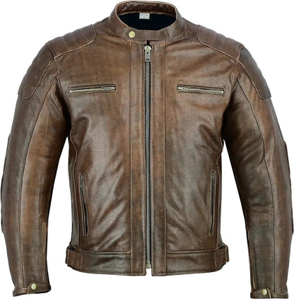 Genuine  Leather Biker Jacket