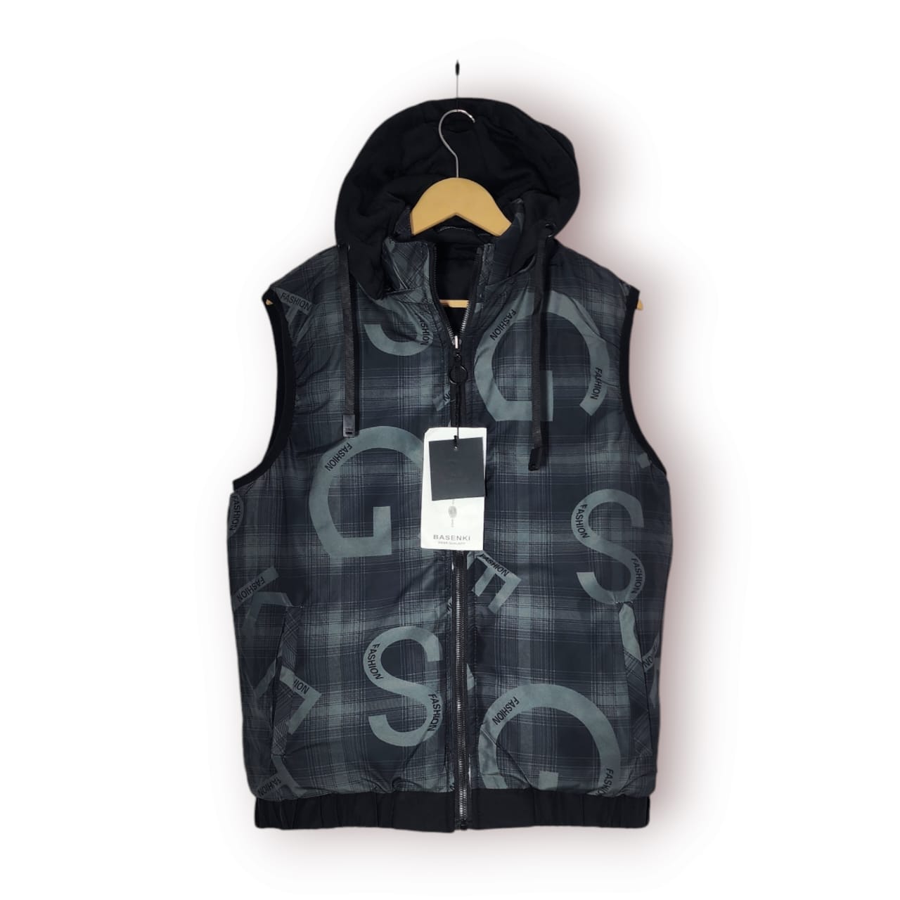 Imported Sleeveless Puffer Jacket Reversible