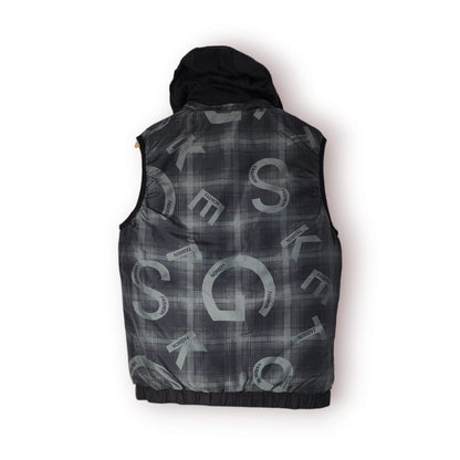 Imported Sleeveless Puffer Jacket Reversible