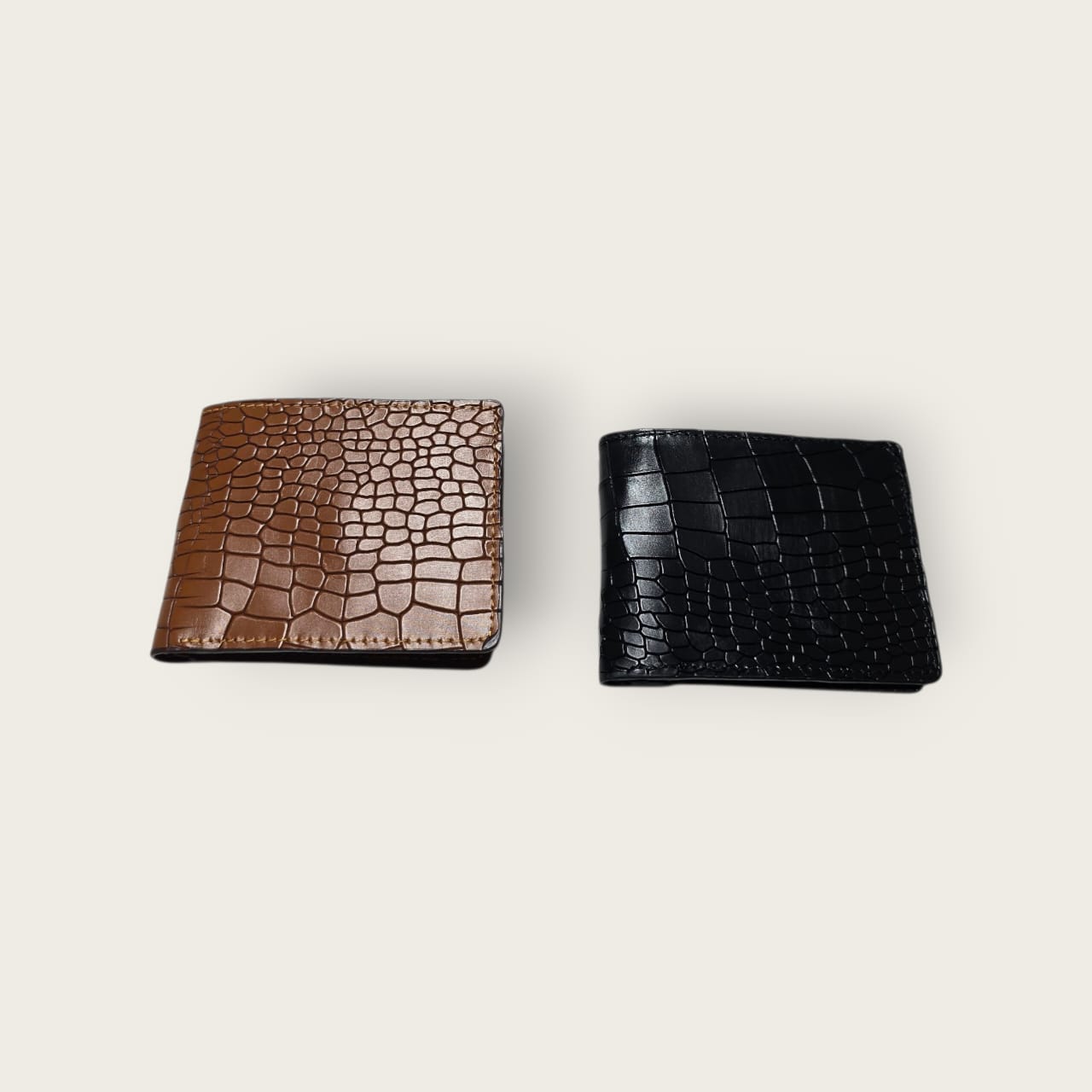 Genuine Leather Bi-Fold Wallet For Men