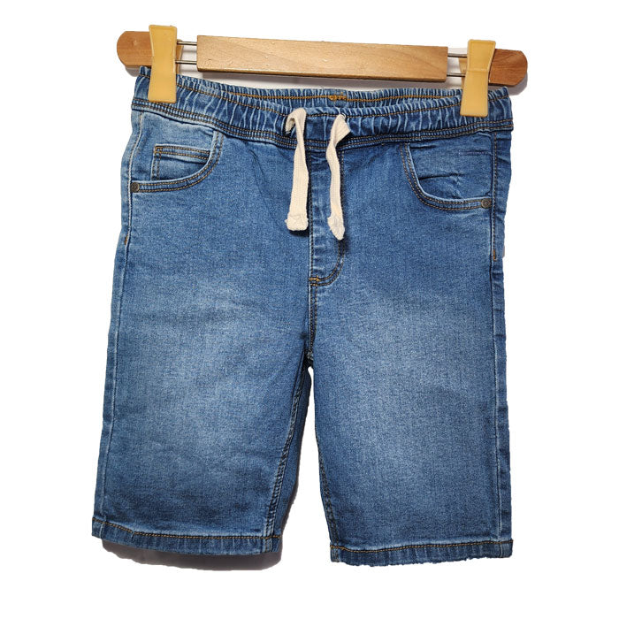 Denim Short For Kids Hashza