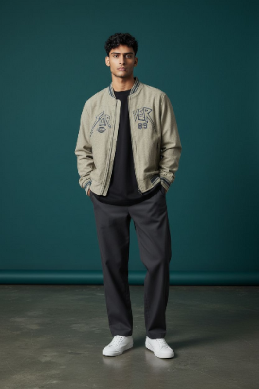 Bomber Style Jacket For Men