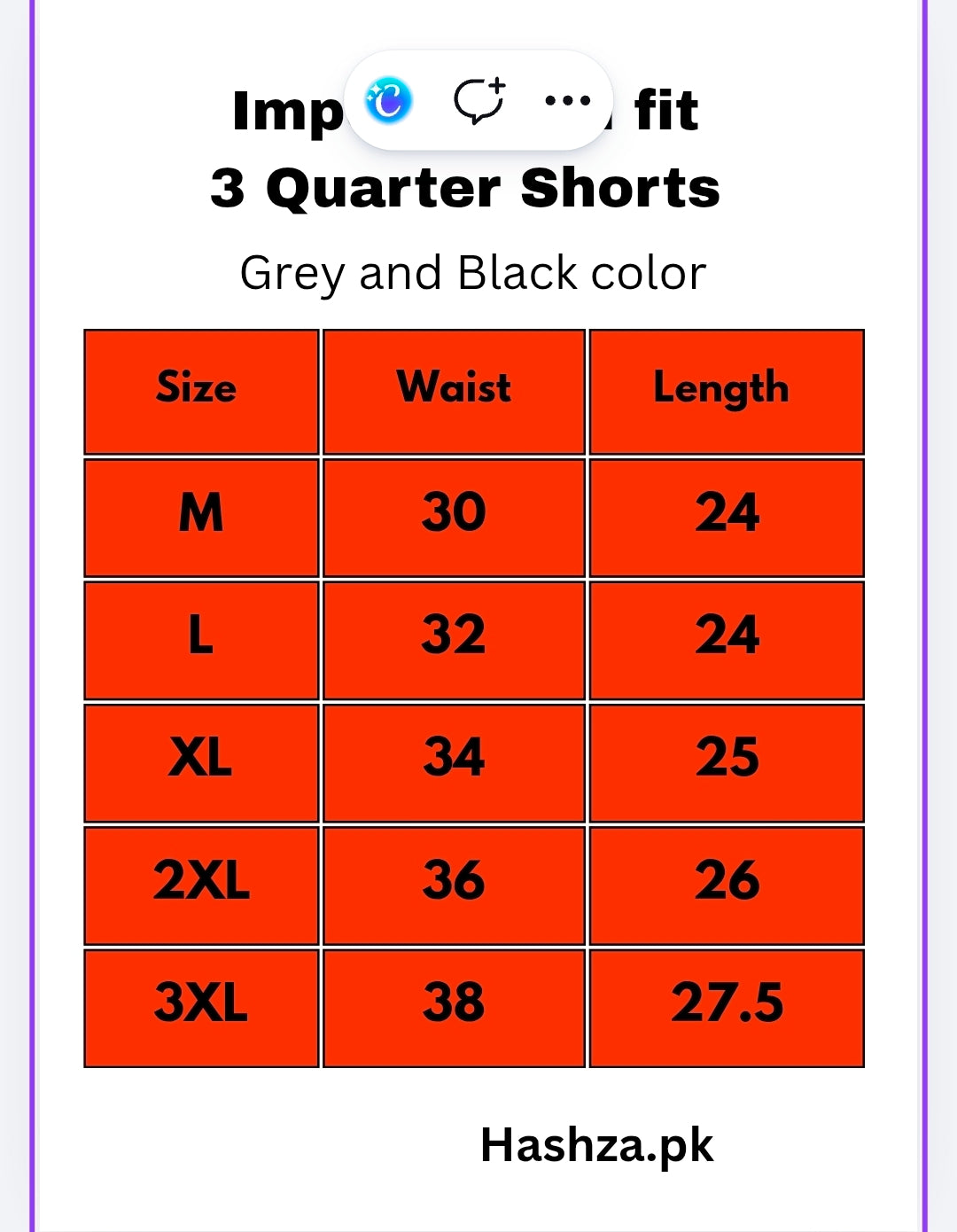 Imported Dri Fit 3Quarter Shorts