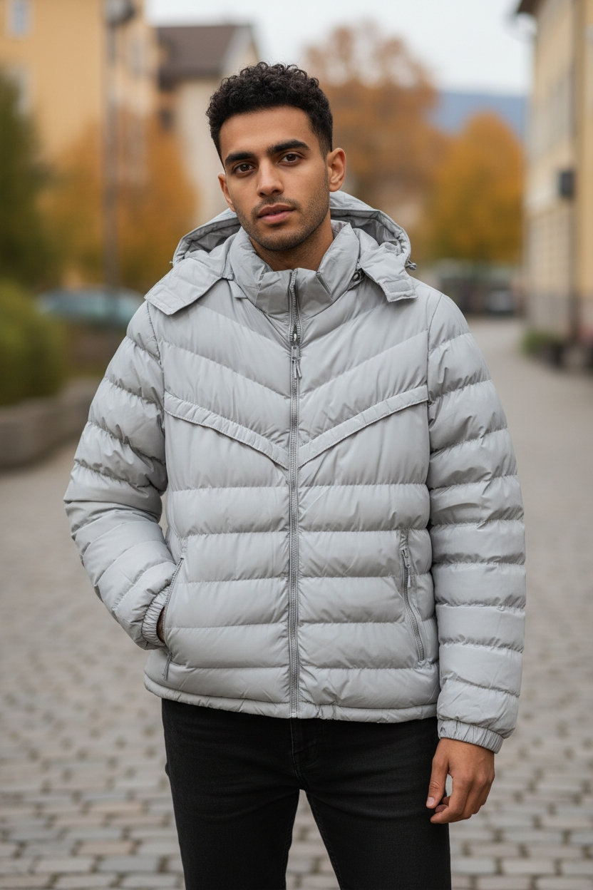 Reversible Puffer Jacket For Men