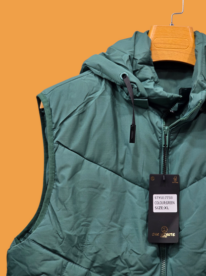 Sleeveless Puffer Jacket For Men