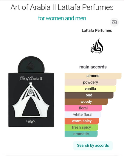 Art of Arabia II by Lattafa Perfumes in Pakistan