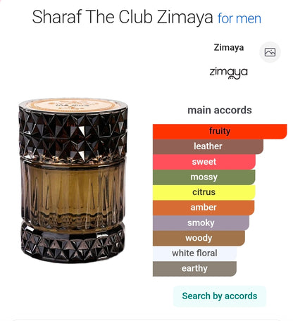 Zimaya Sharaf The Club Perfume 100ml
