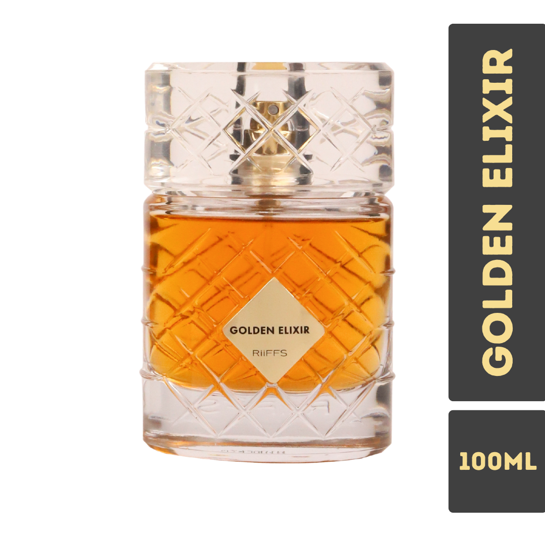 Riiffs Golden Elixir, Eau De Parfum, For Men & Women, 100ml