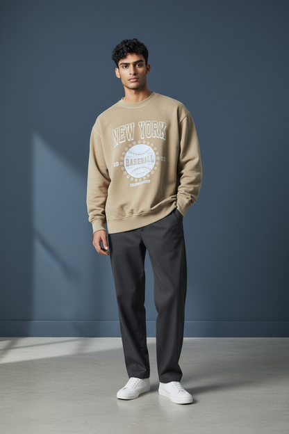 Drop Shoulder Sweat Shirt For Men