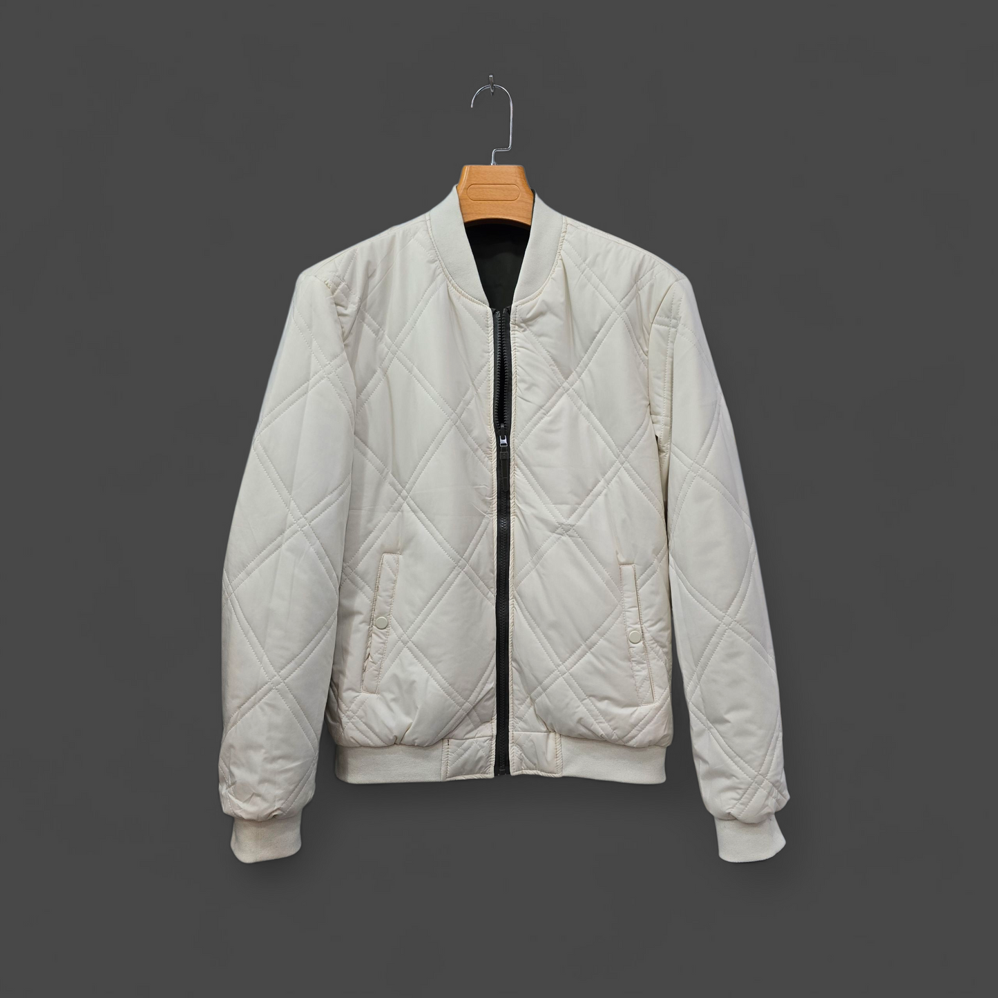 IMPORTED REVERSIBLE BOMBER JACKET FOR MEN