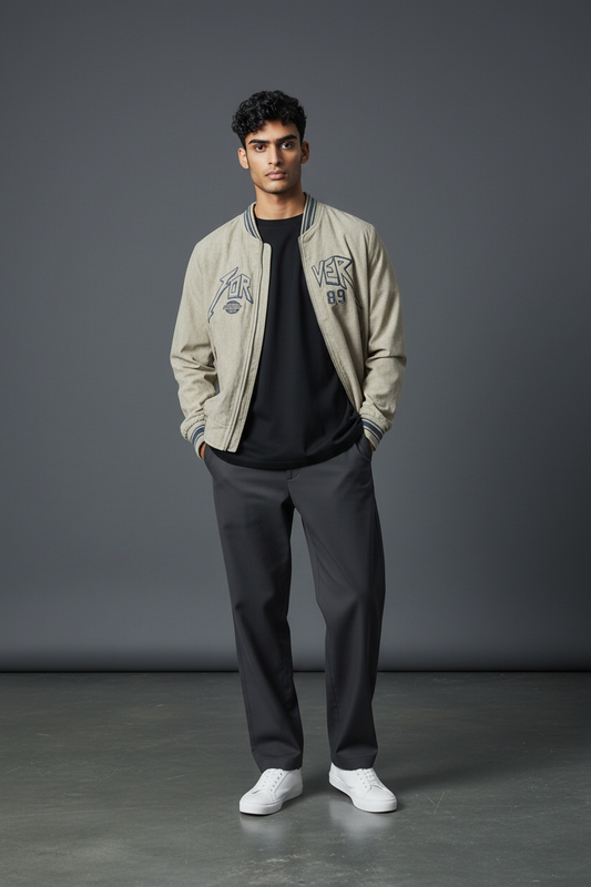 Bomber Style Jacket For Men