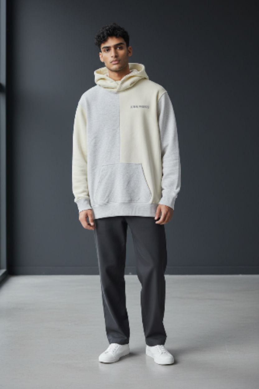 Cotton Fleece Hoodie For Men