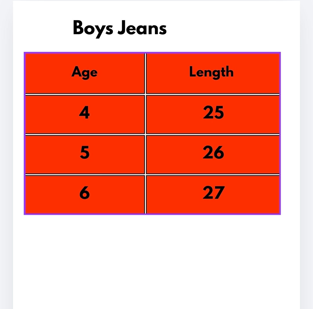 Boys Jeans