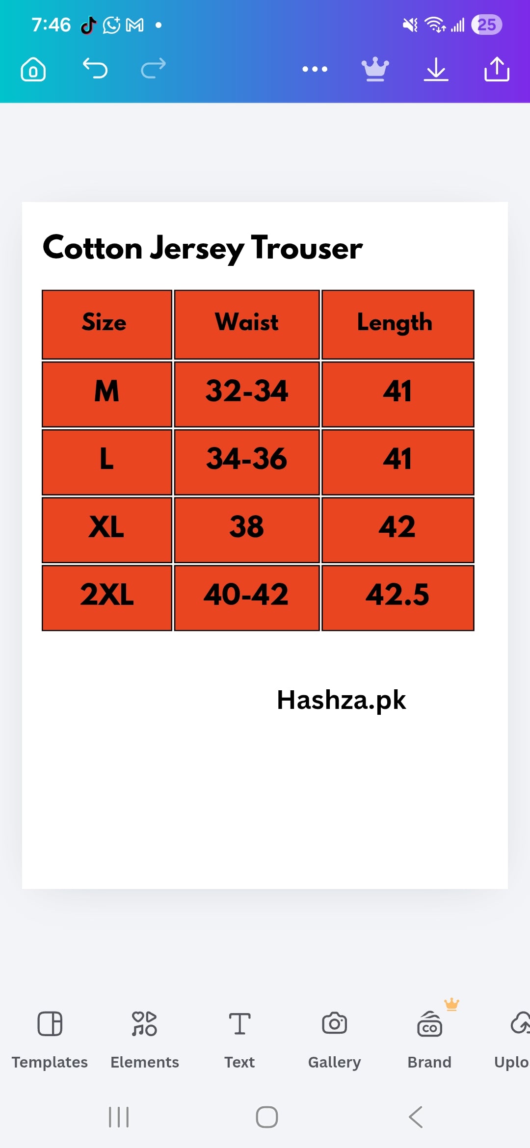Cotton  Trouser For Men