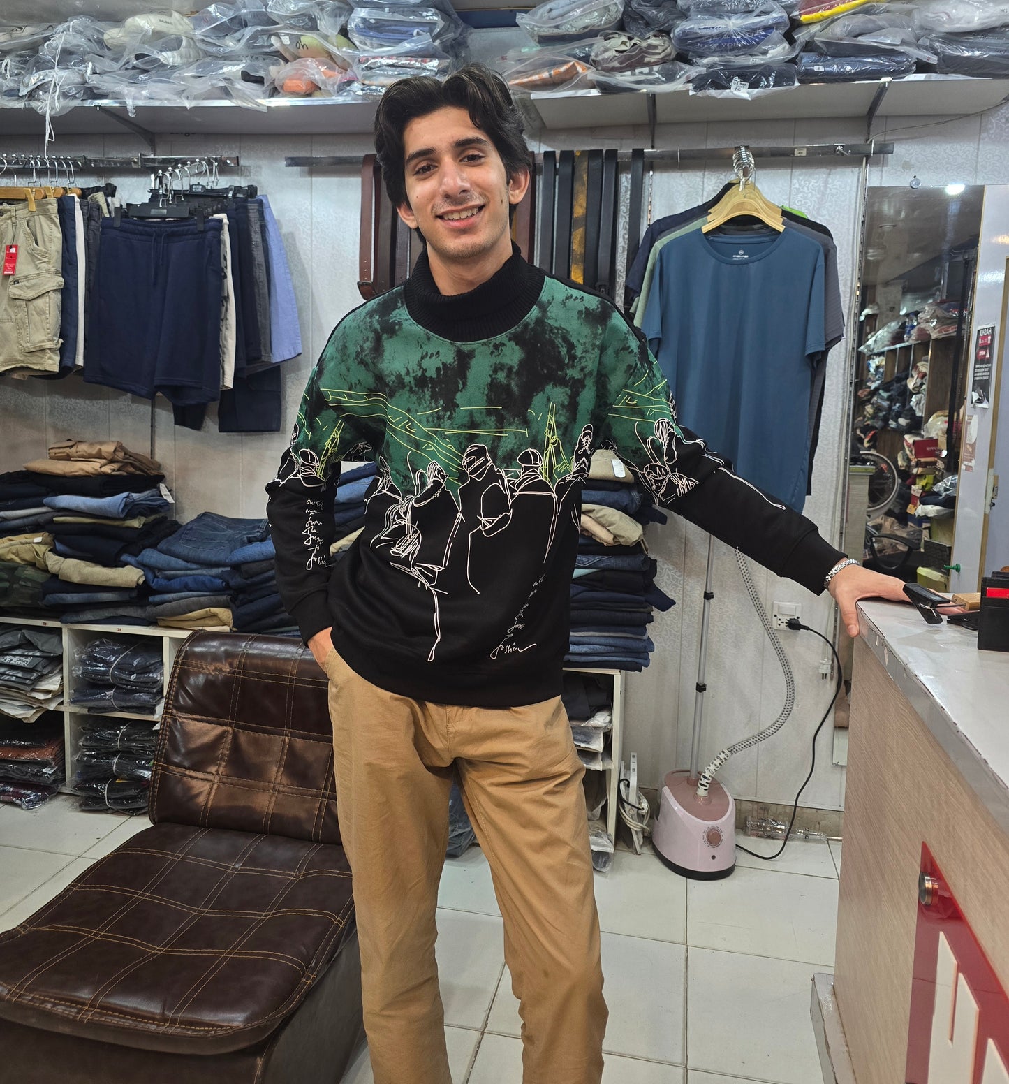 Imported Highneck Sweater for Men