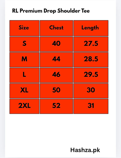 Premium Drop Shoulder Tee For Men