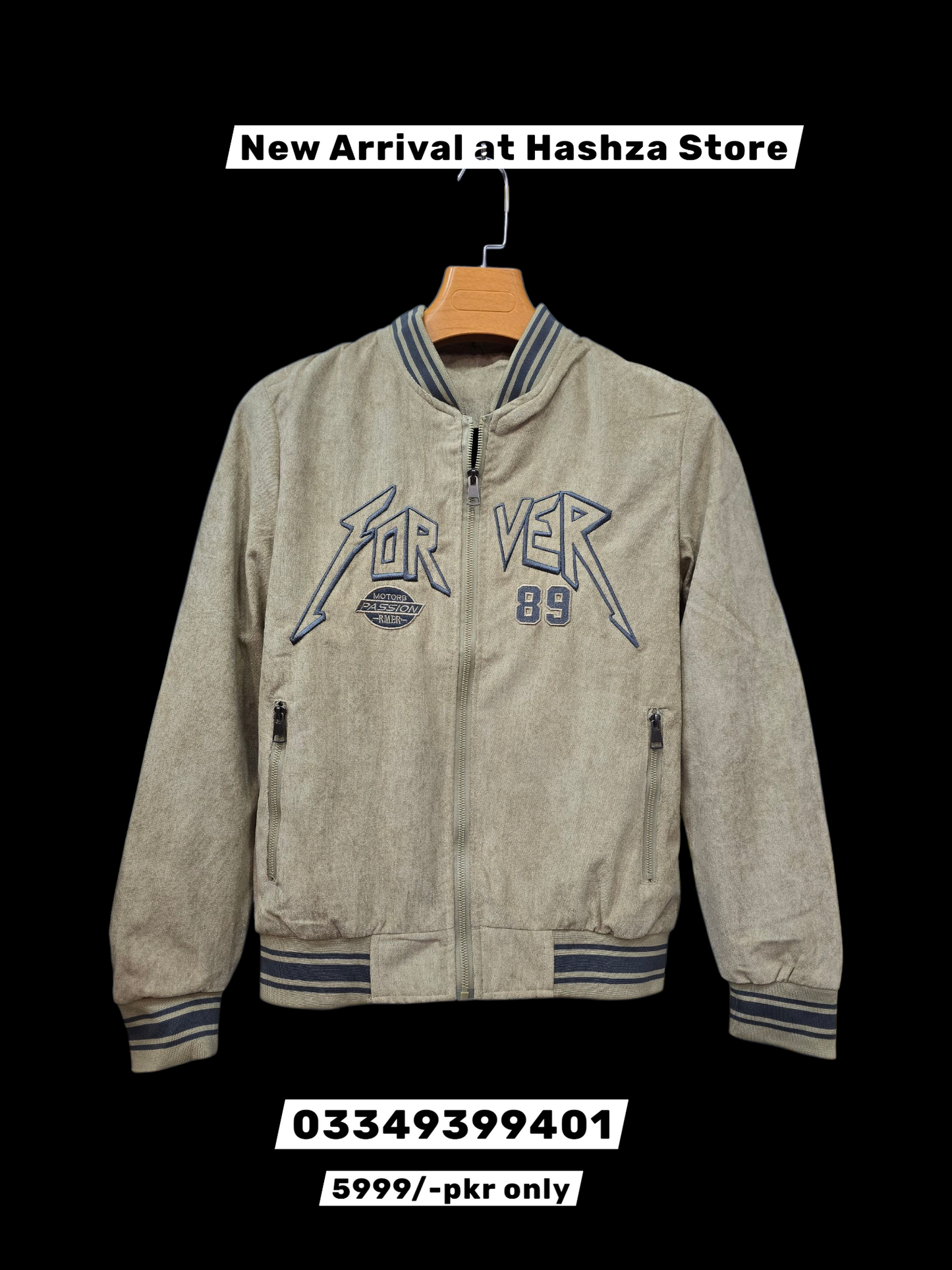 Bomber Style Jacket For Men