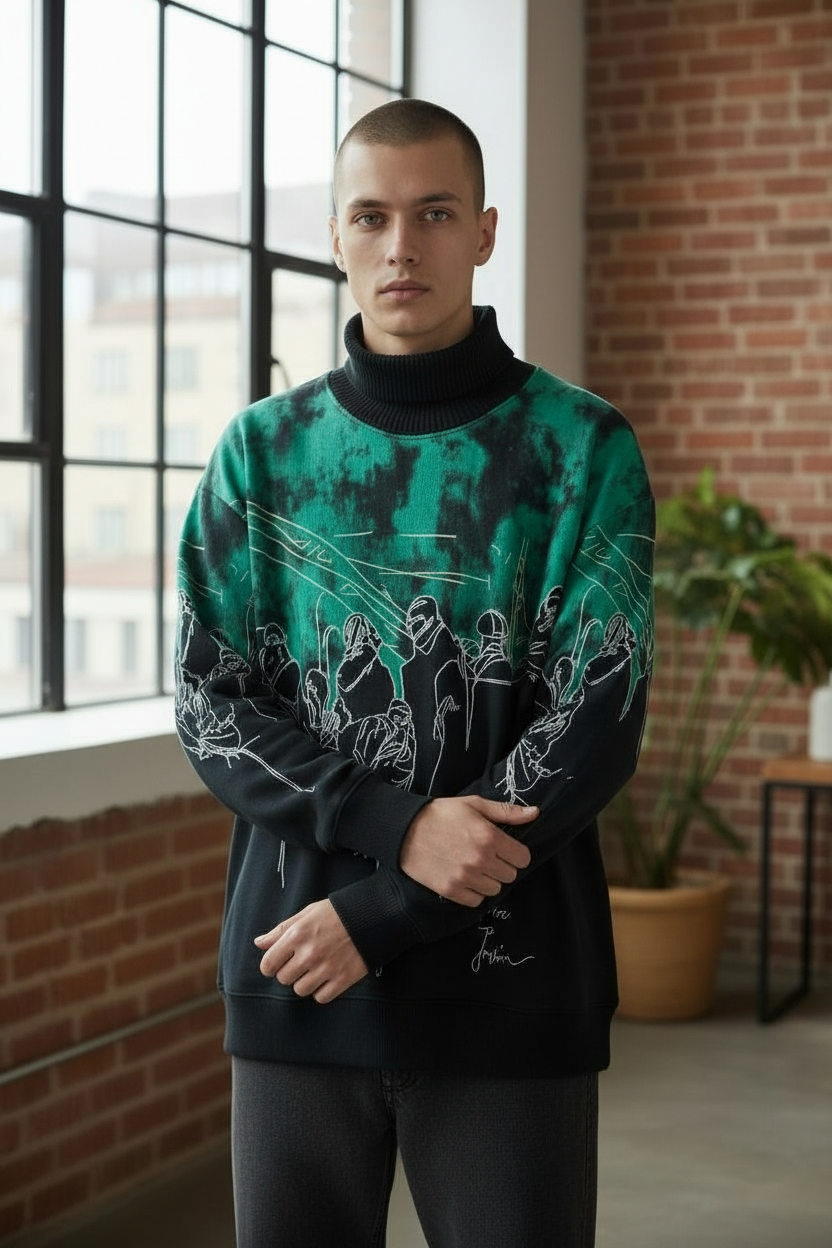 Imported Highneck Sweater for Men
