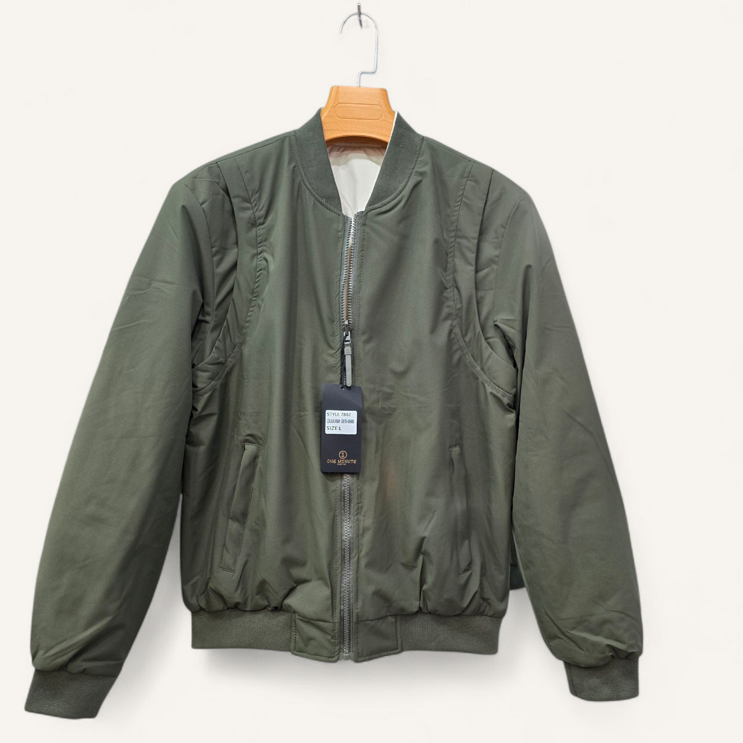 IMPORTED REVERSIBLE BOMBER JACKET FOR MEN