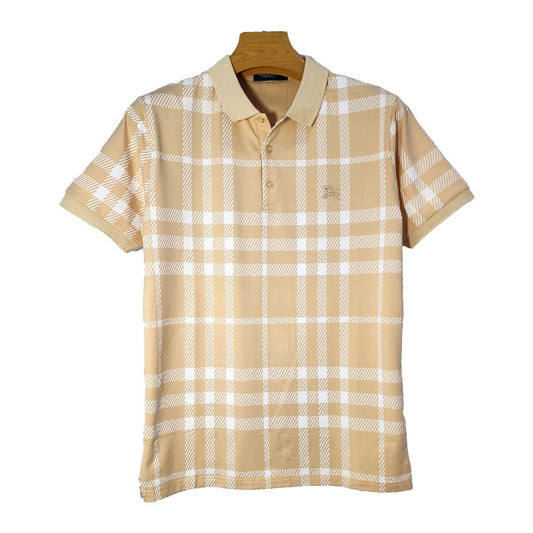 Gold Lining Polo Shirt Hashza